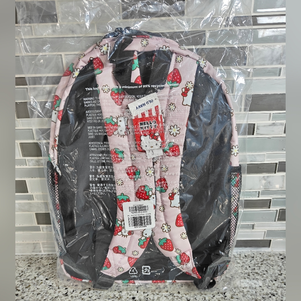 Old navy Hello Kitty Canvas Backpack for Girls (Pink) - Picture 5 of 6